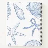 Under The Sea You Soon Blue Boy Baby Shower Guest ノートブック (裏面)