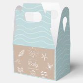 Under the Sea You Soon Brown Baby Shower フェイバーボックス (オープン)