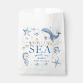 Under The SeaBaby Shower Boy Blue Ocean フェイバーバッグ (正面)