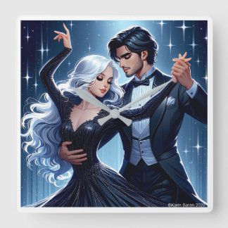 Under The Sky - Romantic Wall Clock スクエア壁時計