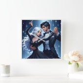 Under The Sky - Romantic Wall Clock スクエア壁時計 (ホーム)