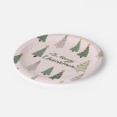 Under the Snowy Trees – Christmas ペーパープレート (アングル)