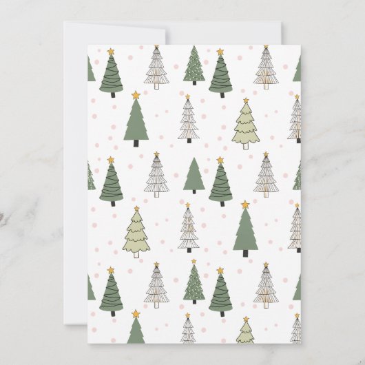 Under the Snowy Trees – Christmas Party 招待状 (裏面)