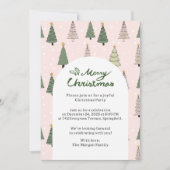 Under the Snowy Trees – Christmas Party 招待状 (正面)