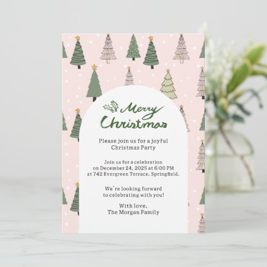 Under the Snowy Trees – Christmas Party 招待状 (スタンド正面)