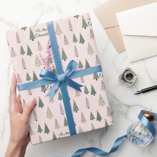 Under the Snowy Trees – Christmas Wrapping Paper ラッピングペーパー (ギフト)