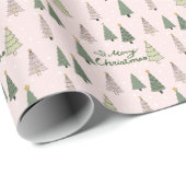 Under the Snowy Trees – Christmas Wrapping Paper ラッピングペーパー (ロールコーナー)