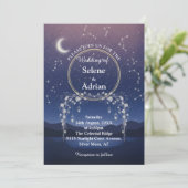 Under the Stars Wedding Invitation 招待状 (スタンド正面)