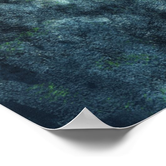 Under the Waveプリント ポスター (角)