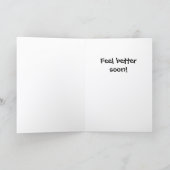 Under the Weather Get Well Card  ST-2 カード (内部)