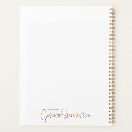 Under Water planner プランナー手帳 (裏面)