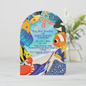 Under Water Themed | Fish Invitation  招待状 (スタンド正面)