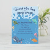 Under Water, Under the Sea Birthday 招待状 (スタンド正面)