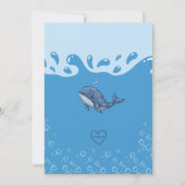 Under Water, Under the Sea Birthday 招待状 (裏面)