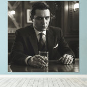 Undercover Detective, 1920s by Natasha Us キャンバスプリント (インサイチュ (ウッドフロア))