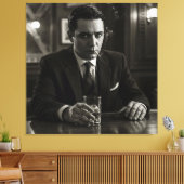 Undercover Detective, 1920s by Natasha Us キャンバスプリント (インサイチュ (リビング))