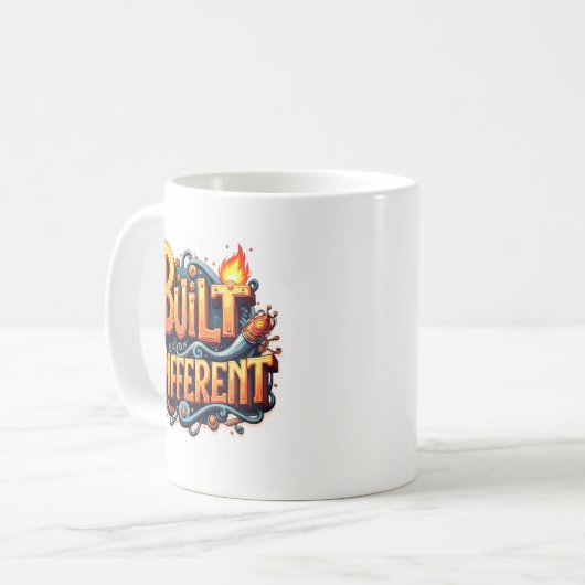 Underdogs Built Different Mug – Motivational Coffe コーヒーマグカップ (正面左)