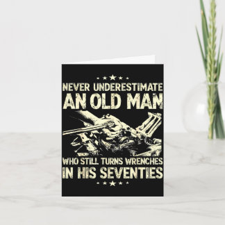 Underestimate an old man who turns wrenches  カード