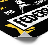 Underestimate Never An Old Man _ Badminton Shuttle ポスター (角)