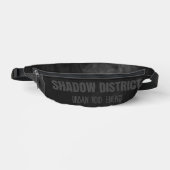 Underground Bag Unisex Shadow Black ファニーパック (正面)