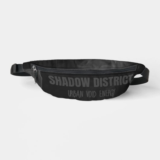 Underground Bag Unisex Shadow Black ファニーパック (正面)