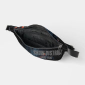 Underground Black Dark Fanny Pack Bag Streetwear ファニーパック (見開き)