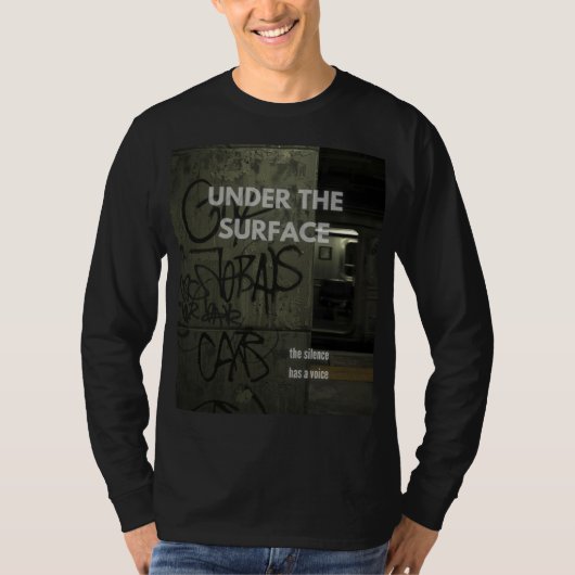 Underground Graffiti Chaos T-shirt Streetwear Tシャツ (正面)