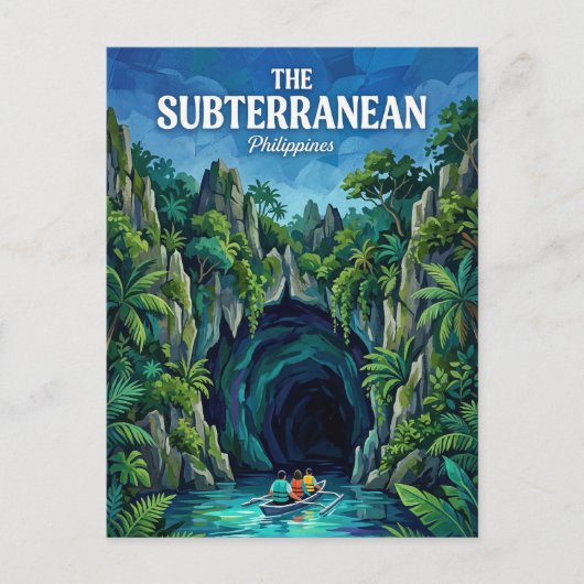 Underground River Philippines ポストカード (正面)