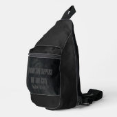 Underground Streetwear Backpack Black Dark bag スリングバッグ (右コーナー)
