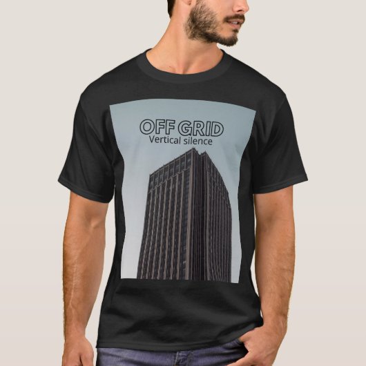 Underground Streetwear Unisex Black T-shirt Tシャツ (正面)