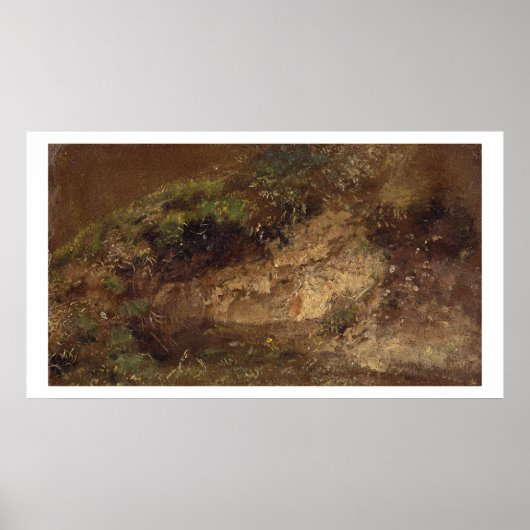 Undergrowth, c.1821 (oil on paper on board) ポスター (正面)