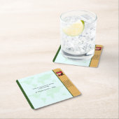 Underlägg — Connect, World スクエアペーパーコースター (インサイチュ)