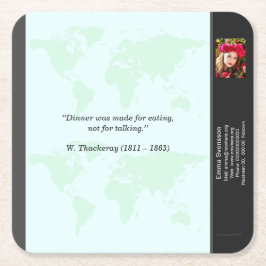 Underlägg — Connect, World スクエアペーパーコースター