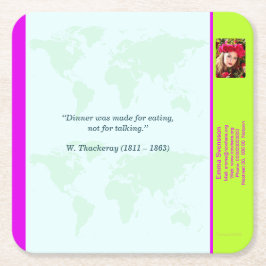 Underlägg — Connect, World スクエアペーパーコースター