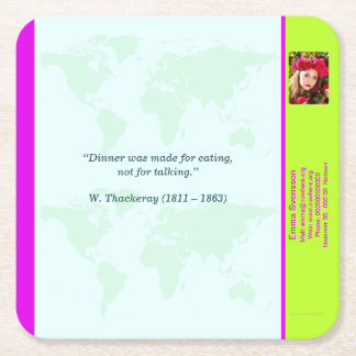 Underlägg — Connect, World スクエアペーパーコースター