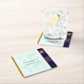 Underlägg — Connect, World スクエアペーパーコースター (インサイチュ)