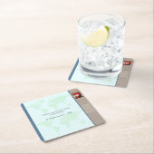 Underlägg — Connect, World スクエアペーパーコースター (インサイチュ)