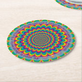 Underlägg — Eyes for beer ラウンドペーパーコースター (アングル)