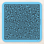 Underlägg — Labyrint スクエアペーパーコースター (正面)