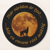 Underlägg — Mäktig röst ラウンドペーパーコースター (正面)