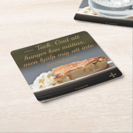 Underlägg — Paj スクエアペーパーコースター