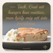 Underlägg — Paj スクエアペーパーコースター (正面)