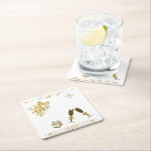 Underlägg — Party スクエアペーパーコースター (インサイチュ)