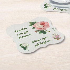Underlägg — Rosor ペーパーコースター