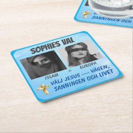 Underlägg — Sophies val スクエアペーパーコースター