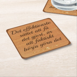 Underlägg — Uträtta スクエアペーパーコースター