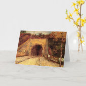 Underpass Viaductの車道Vincent vanゴッホ カード (黄色い花)