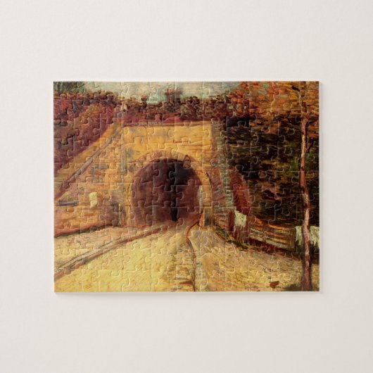 Underpass Viaductの車道Vincent vanゴッホ ジグソーパズル (横)