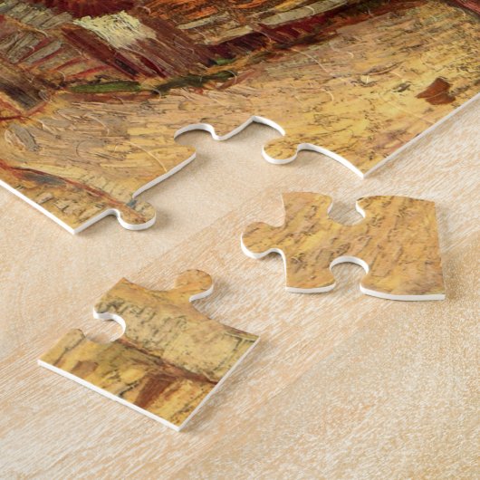 Underpass Viaductの車道Vincent vanゴッホ ジグソーパズル (側面)