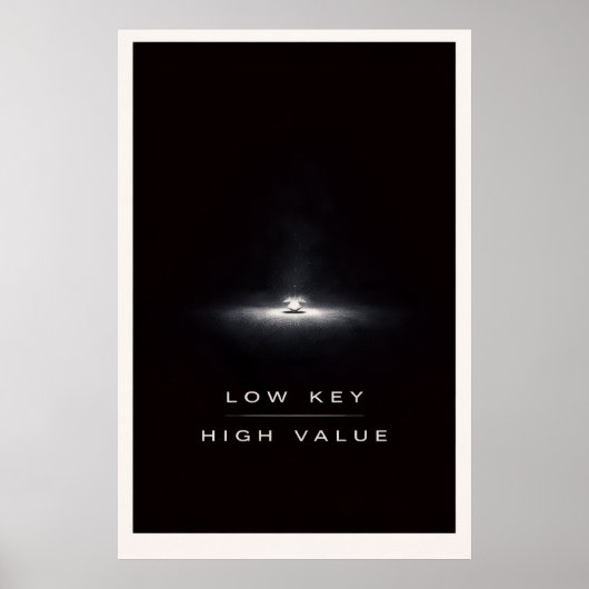 Underrated Minimalist - Motivational Silent Power ポスター (正面)